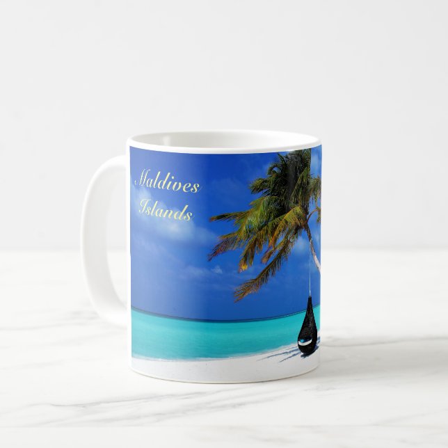 Maldiverna Kaffemugg (Framsida vänster)