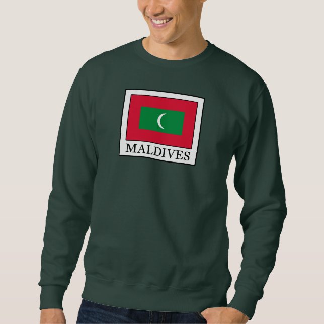 Maldiverna Lång Ärmad Tröja (Framsida)