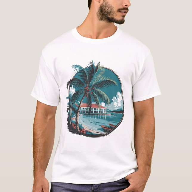 Maldiverna T Shirt (Framsida)