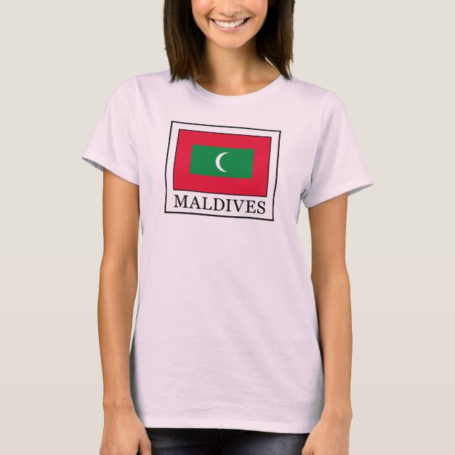 Maldiverna T Shirt (Framsida)