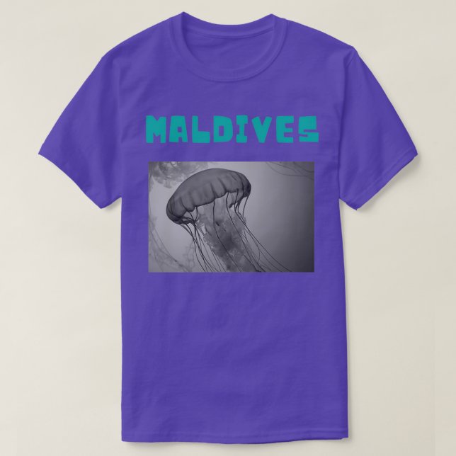 Maldiverna undervattensjellyfisk t shirt (Design framsida)