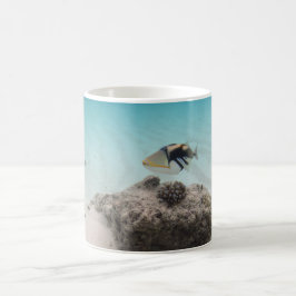 Maldiverna Vita havsbottnen Koral Fish Souvenir Kaffemugg
