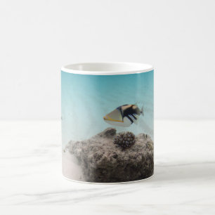 Maldiverna Vita havsbottnen Koral Fish Souvenir Kaffemugg
