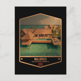 Maldiverna Vykort