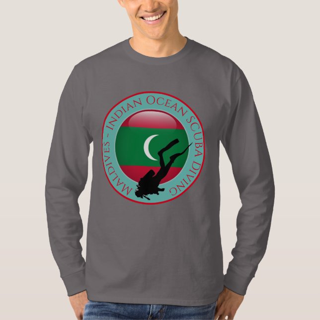 Maldivernas Dyka T-Shirt (Framsida)