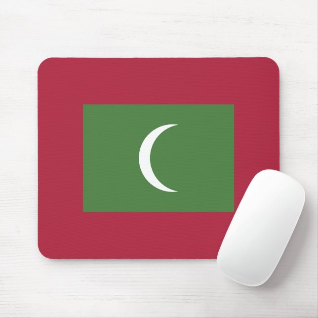 Maldivernas flagga musmatta (Med mus)