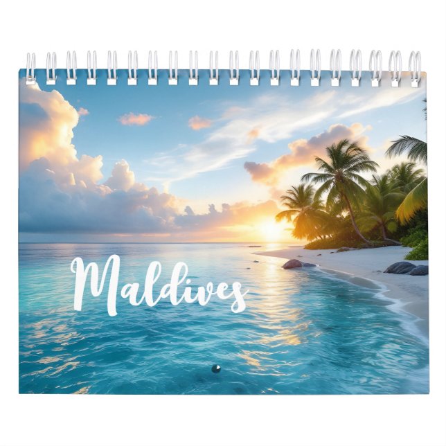 Maldivernas landskap kalender (Omslag)
