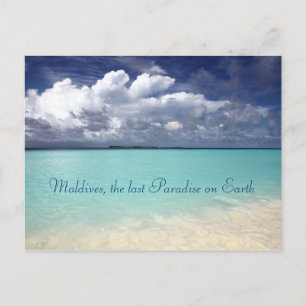 Maldivernas paradisö Postcard Vykort