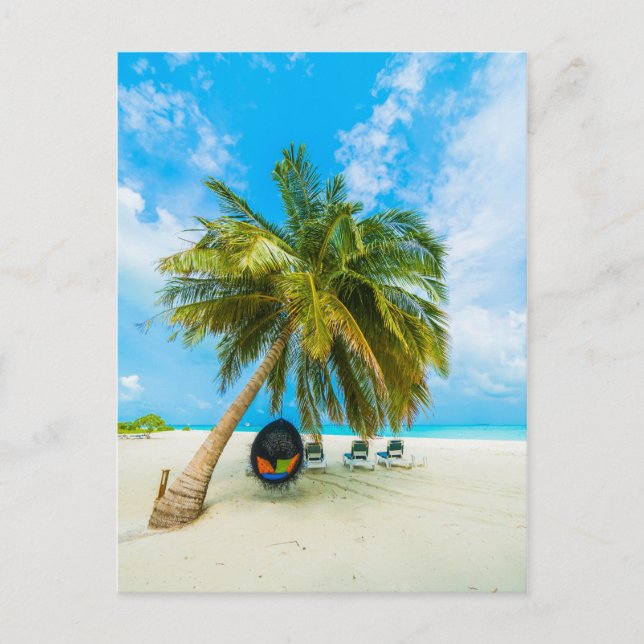 Maldives Beach-vykort Vykort (Framsida)