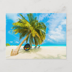 Maldives Beach-vykort Vykort