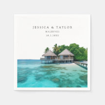 Maldives Bröllop Anpassningsbar Photo Cocktail Nap