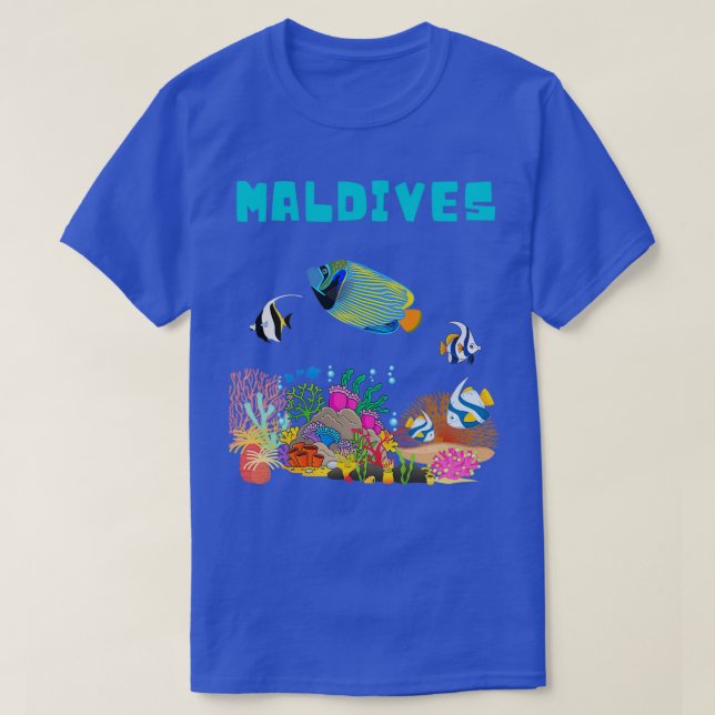 Maldives Coral Reef 1 T Shirt (Design framsida)