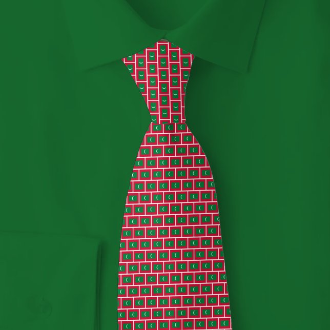 Maldives Flag Brick Pattern Slips (Skapare uppladdad)