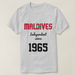 Maldives Flagga Independence Firande T Shirt