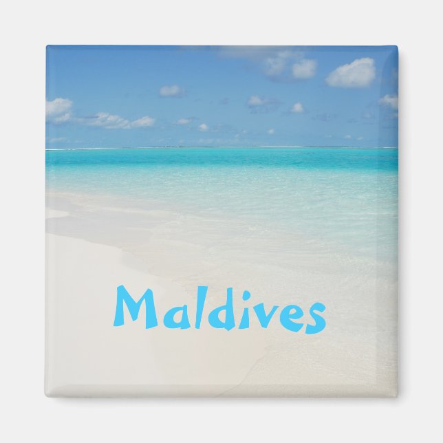 Maldives honeymånströ magnet (Framsidan)