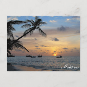 Maldives - Kandoludu-ön vid vykort