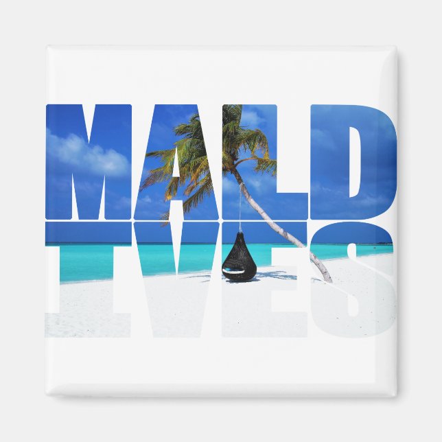 maldives - Malediven Magnet (Framsidan)