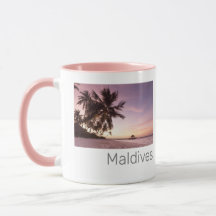 Maldives Ocean Indian Beach Sunset Island Souvenir