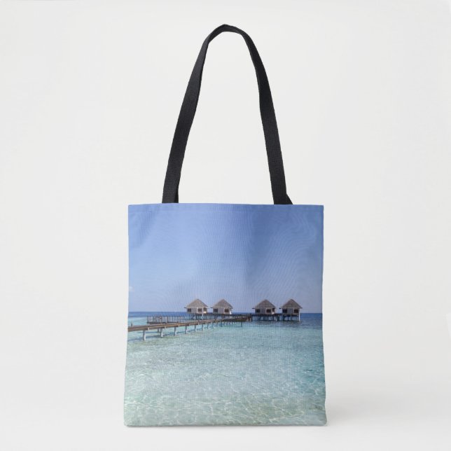 Maldives ParadiseTote Bag Tygkasse (Framsida)