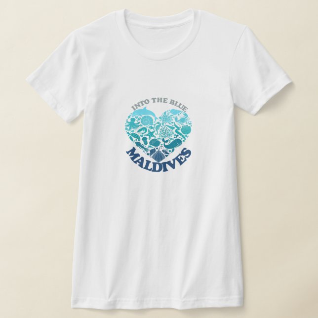 MALDIVES T SHIRT (Laydown)