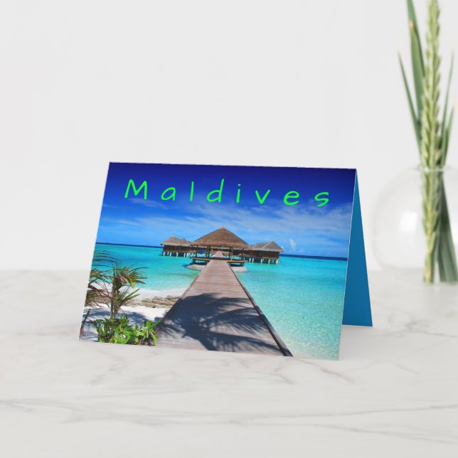 Maldives Tropical Island Resort Kort (Framsida)
