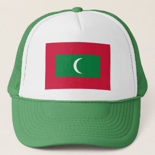 Maldiviska flaggan keps