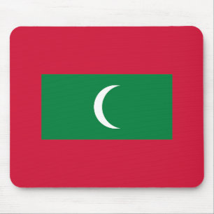 Maldiviska flaggan musmatta
