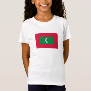 Maldiviska flaggan t shirt