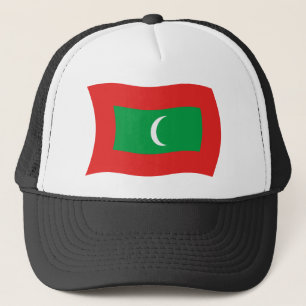 Maldiviska flaggmössa truckerkeps