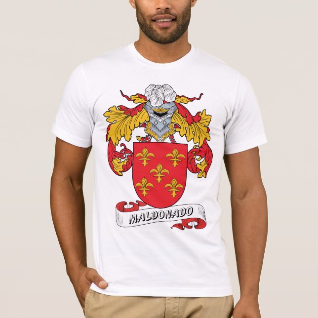 Maldonado familjvapensköld t-shirt (Framsida)