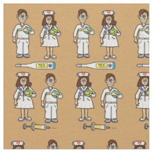 Male and Female Nurses Fabric Tyg