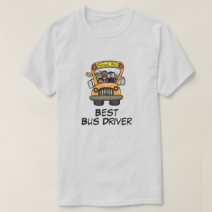 Male - Best School Buss Driver T-Shirt