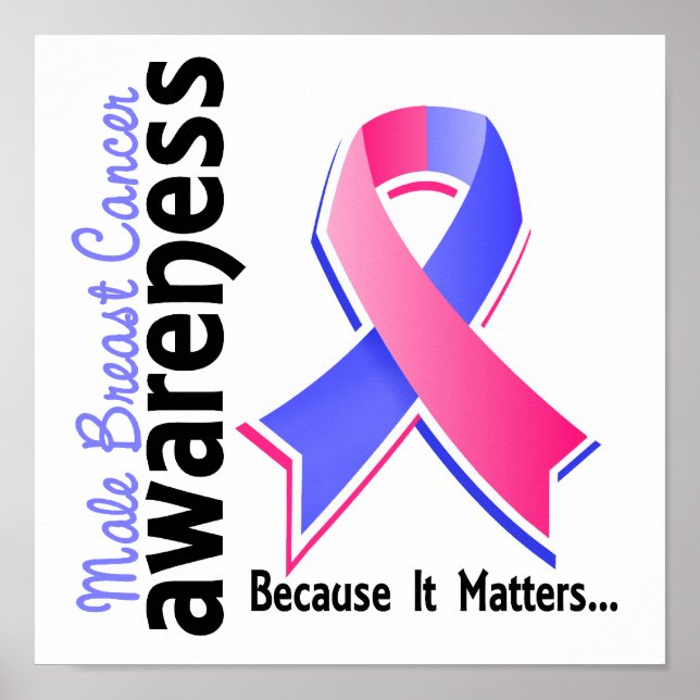 Male Breast Cancer Awareness 5 Poster (Framsidan)