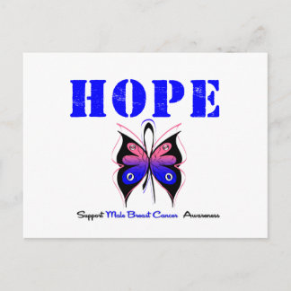 Male Breast Cancer HOPE Vykort