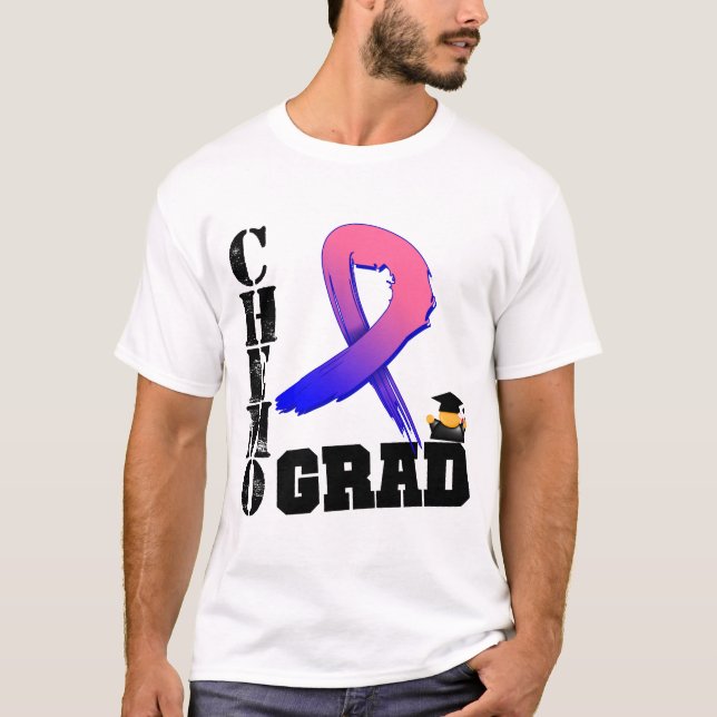 Male bröstcancer akademikra Chemo Tröja (Framsida)