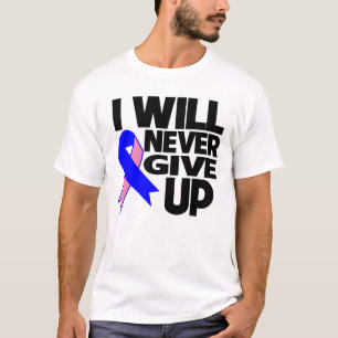 Male bröstcancer som jag ska ger mig aldrig upp tee