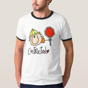 Male byggnadsarbetareTshirt Tee