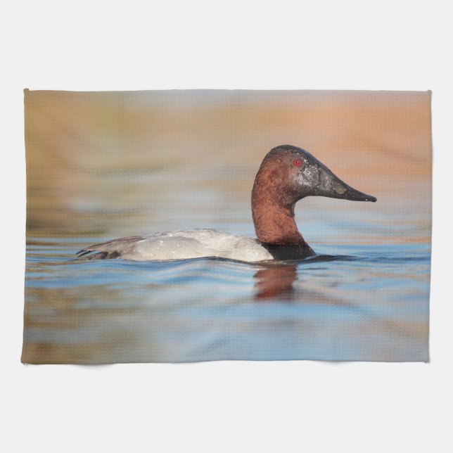 Male canvasback anka kökshandduk (Horisontell)