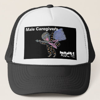 Male Caregiversstenhatt Truckerkeps