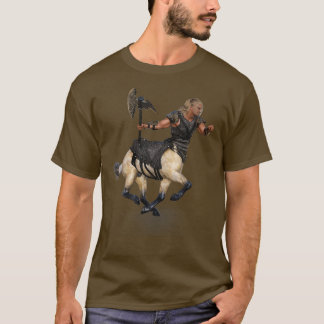 Male Centaur med Ax och Armor 1 T Shirt