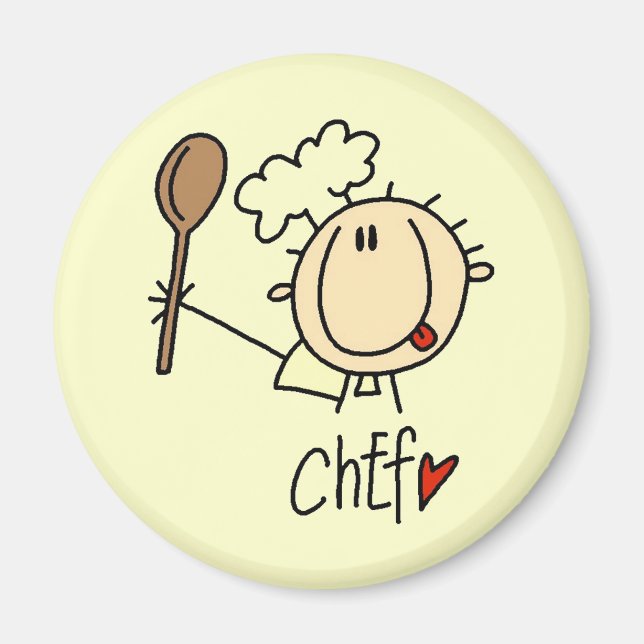 Male Chef Magnet (Framsidan)