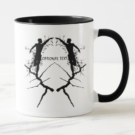 MALE DANCER SILHOUETTE MUGG