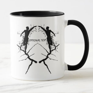 MALE DANCER SILHOUETTE MUGG