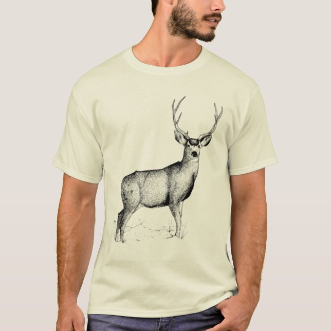 male deerg tee shirt (Framsida)
