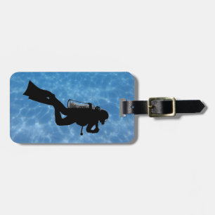 Male Diver Bagagebricka