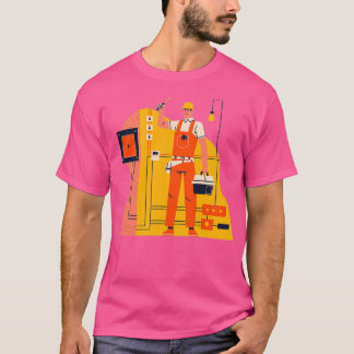 Male Electrician T Shirt