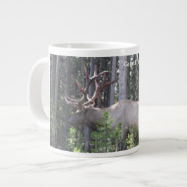 Male Elk, Grand Teton National Park, Fotography Jumbo Mugg