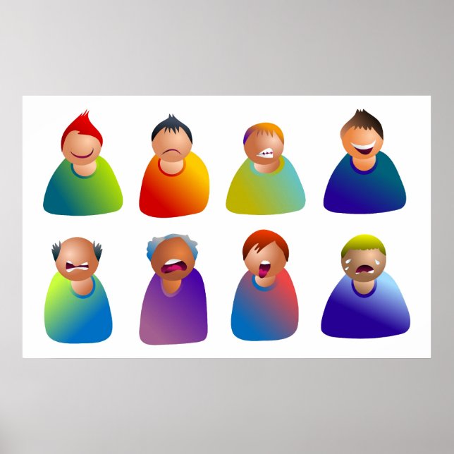 Male Emoticons Poster (Framsidan)