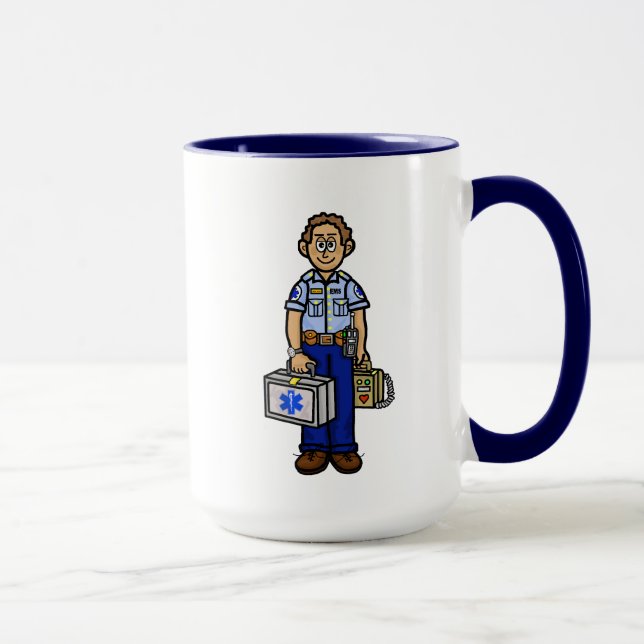 Male EMS Personlig Namn Mugg (Höger)