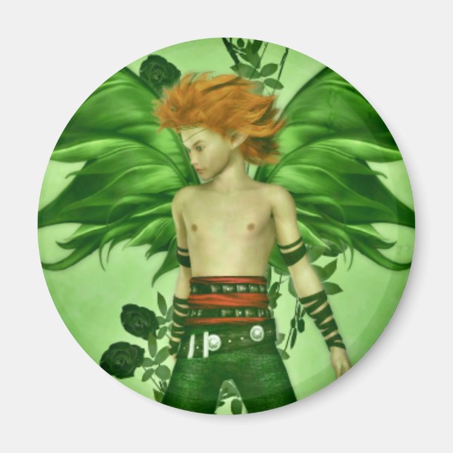 Male fantasy Fairy Magnet (Framsidan)